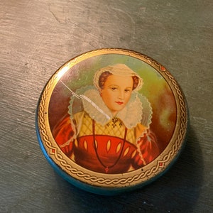 Boîte vintage McVitie & Price&#39;s, échantillon de boîte, étain de collection, boîte en étain rétro, étain antique, publicité britannique