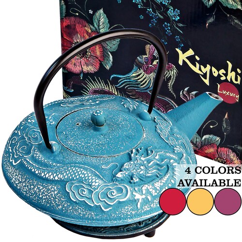 47oz Cast Iron Tea Kettle Stovetop Safe Japanese Tea Pot With Etsy