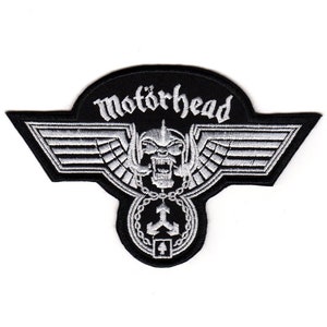 Motorhead Ensemble complet brodée Patch Rock Heavy Metal Musique thermocollant/à coudre brodée Patch 
