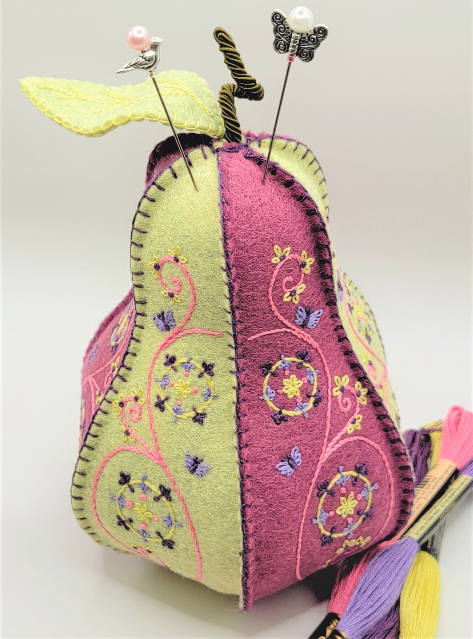 Pincushion Pattern Modern Embroidery Pattern Embroidery Etsy