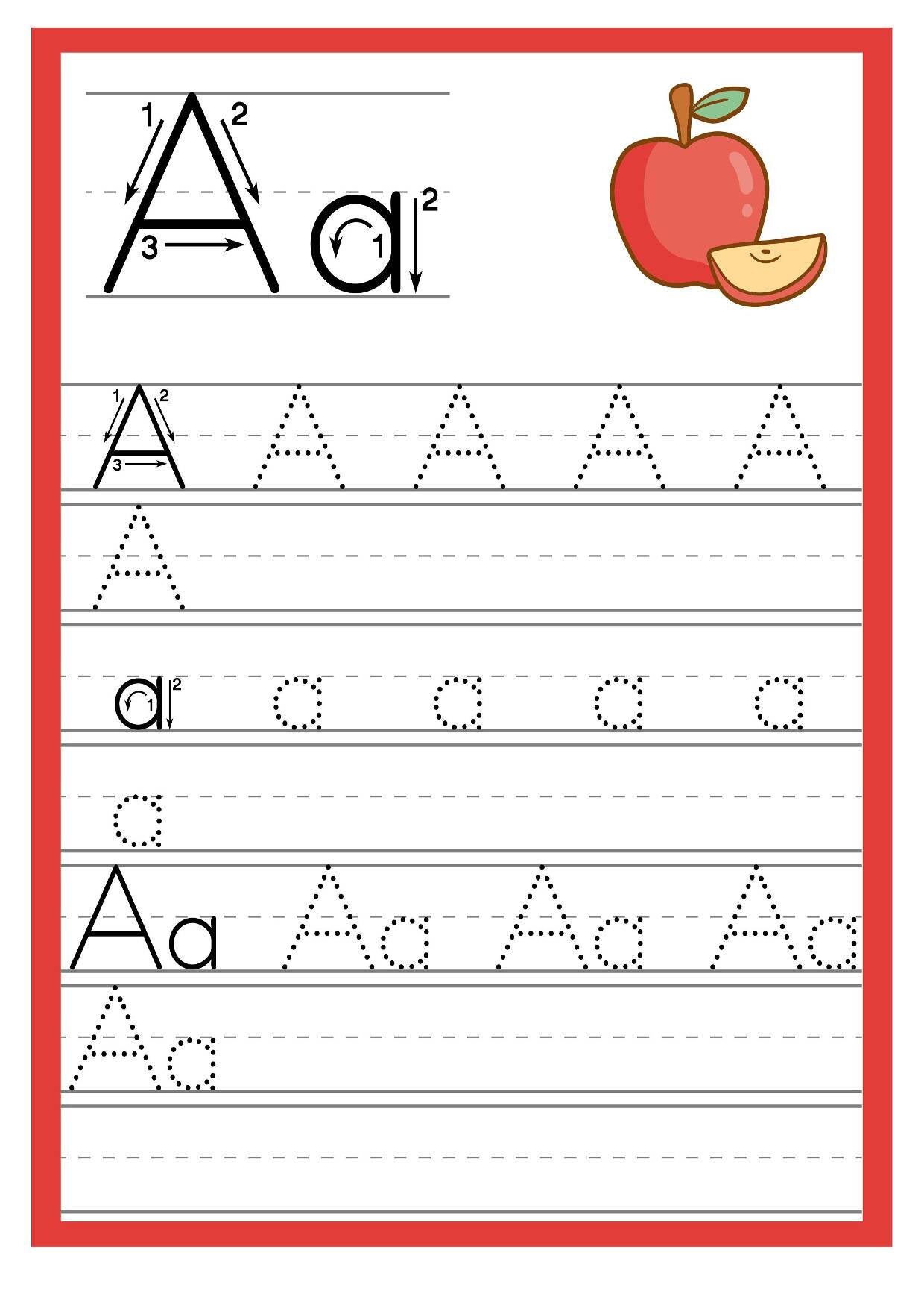 26 Printable Trace the Alphabet Worksheets For Preschool and | Etsy