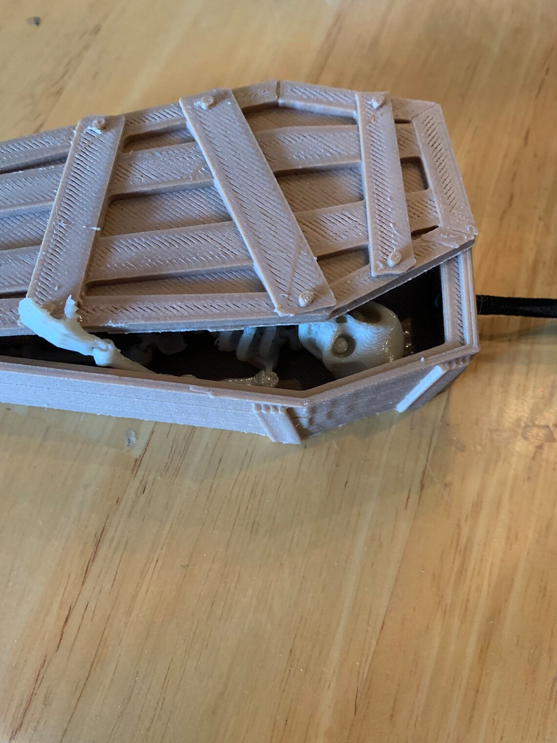 Spooky Peeking Skeleton Casket Coffin Ornament Great Novelty - Etsy