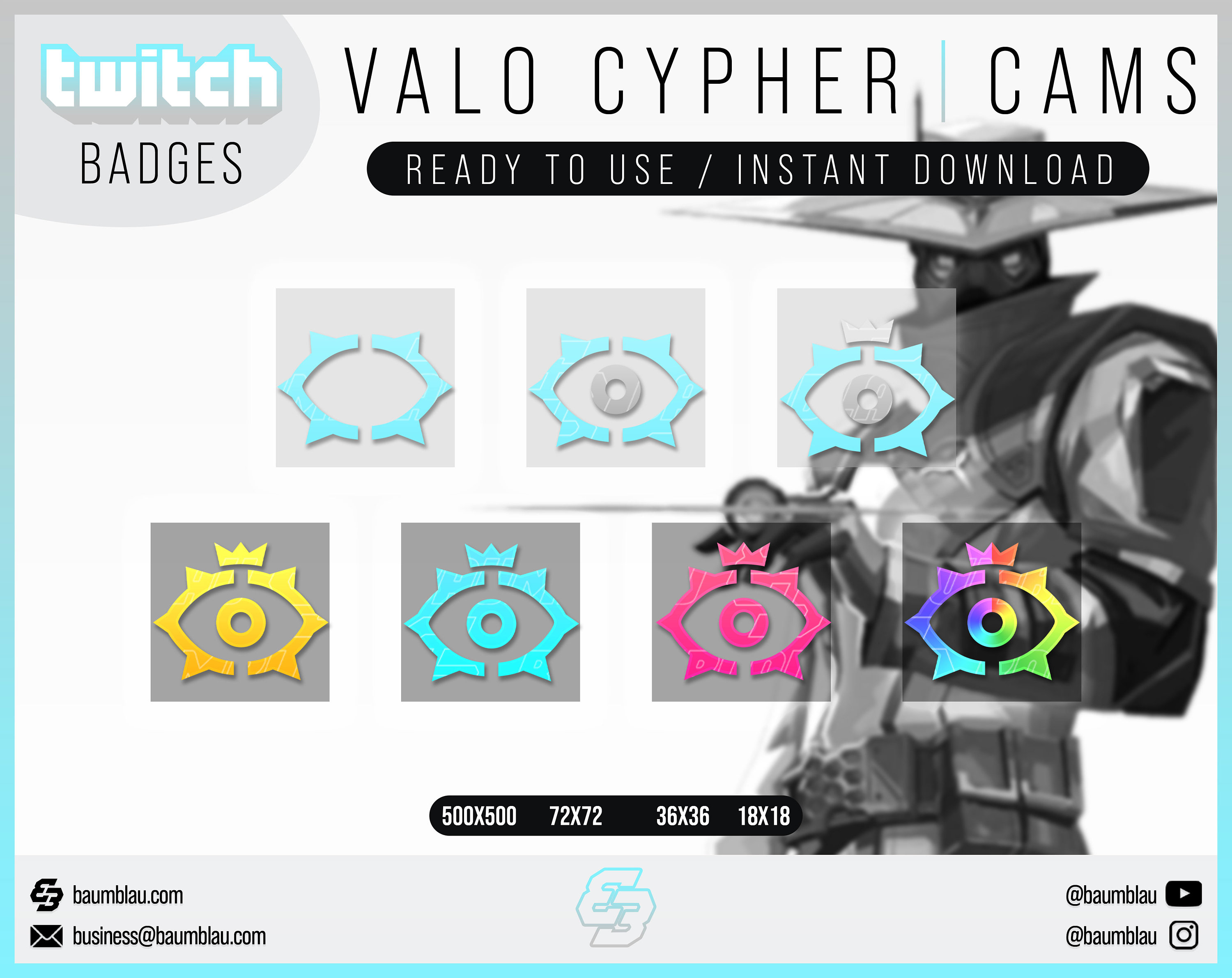 Steam Artwork Design - Valorant Cypher by 179kuka179 on DeviantArt