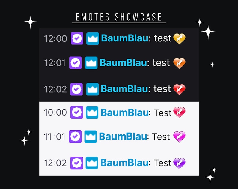 Twitch Emote 15x Twitch MOD LOVE PACK Emote / Badge Twitch Moderator Emote Twitch Badges Emotes Mod image 4