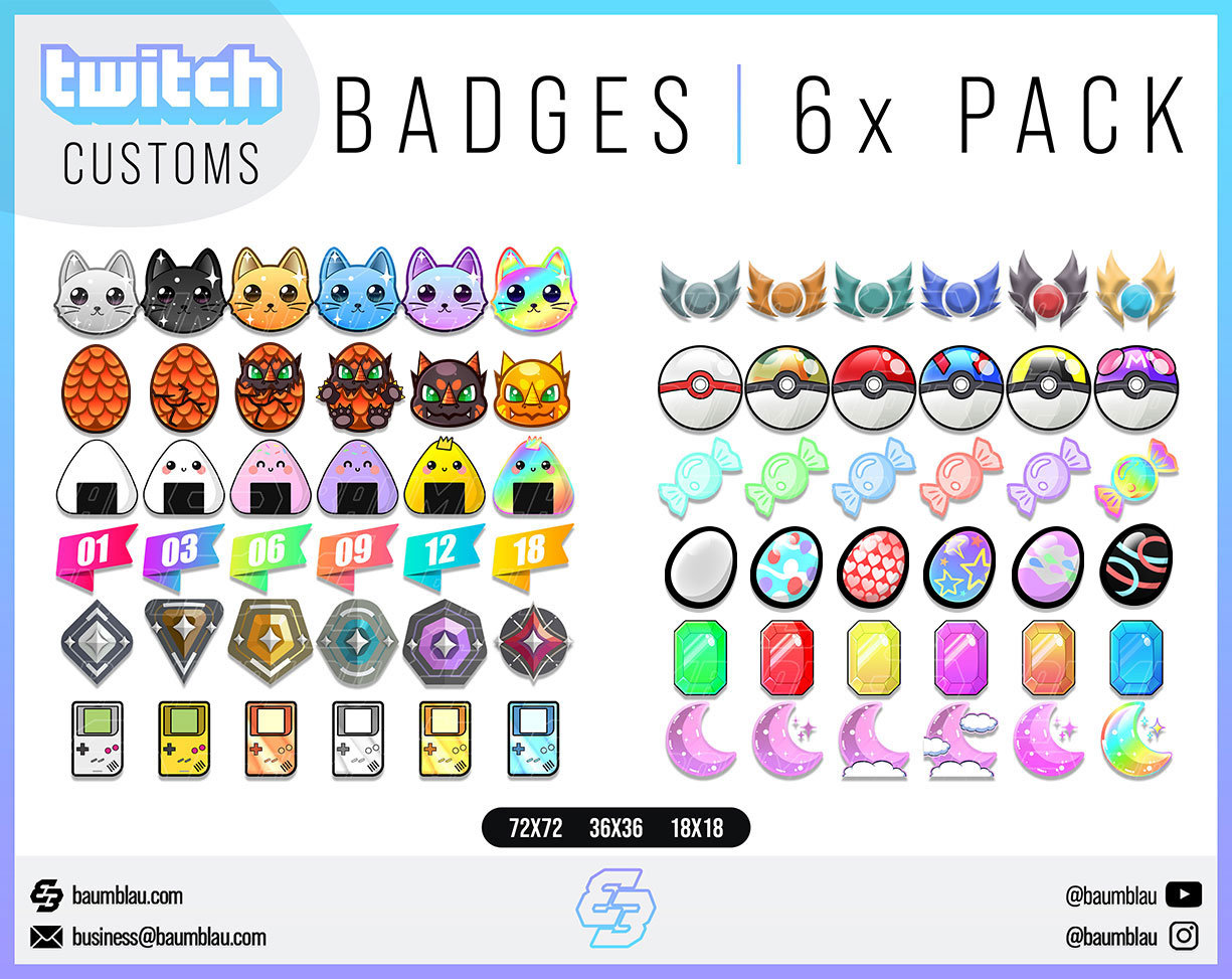 Custom Twitch Badges Twitch Sub Badges Discord Badges 