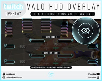 Map Cover Overlay cs go 2 + Valorant HUD [2 Versions] Package 9 x Colors Overlays for Streamers | CS GO 2 & Valorant Animated Hud Overlay