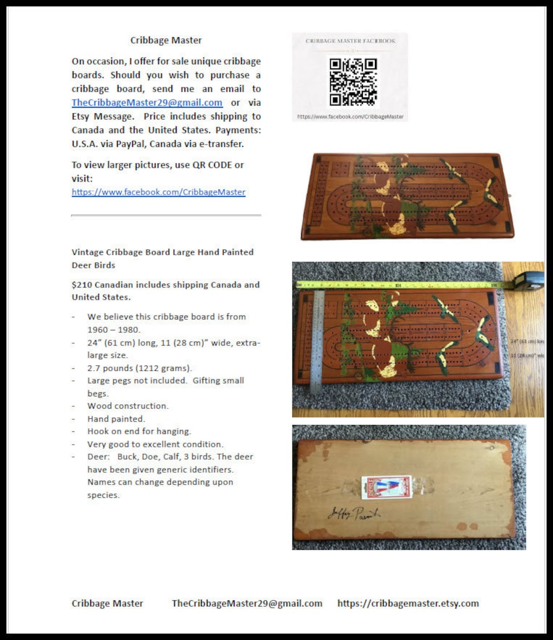 Cribbage Counting MASTER - Practice MASTER Cribbage Hands - Etsy