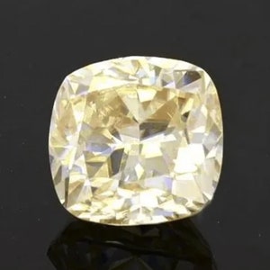 Certified Lite Yellow Moissanite Cushion Cut Wholesale GRA Cert VVS Moissanite Brilliant Fiery Highest Quality All Sizes Fast Ship from USA