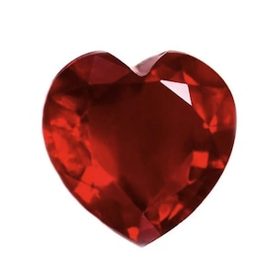 Ruby Heart Lab Grown Ruby Corundum Wholesale AAA Heart Shape Faceted Lab Created Top Quality Loose Stone All sizes Fast Shipping from USA