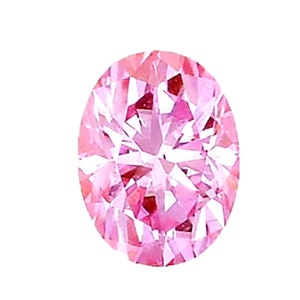 Certified Pink Moissanite Oval Wholesale GRA Certificate VVS1 Quality Bonded Pink Moissanite All Sizes Ships Fast from USA Fast Delivery