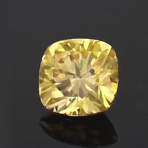 Certified Golden Yellow Moissanite Cushion Cut Wholesale Naturally Grown Brilliant VVS1  GRA Cert Moissanite High Quality Ship Fast from USA