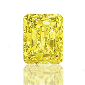 Certified Vivid Yellow Moissanite Radiant Cut Wholesale GRA Cert VVS Quality Bonded Yellow Moissanite All Sizes Ships from USA Fast Delivery