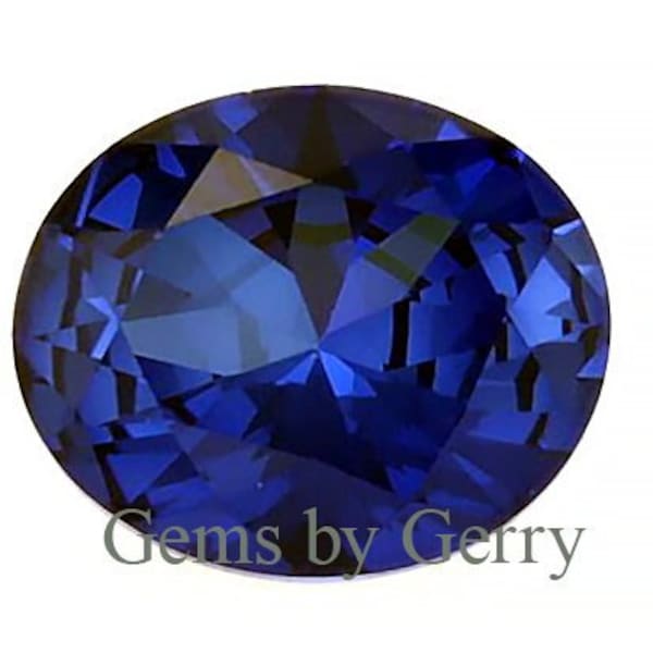 Blue Sapphire Oval Lab Grown Synthetic Corundum Wholesale Lab Created Sapphire Loose Faceted AAA Quality Royal Blue Fast Shipping from USA