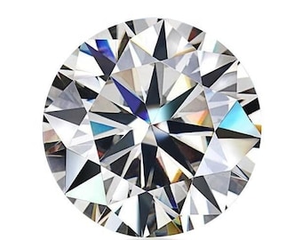 Certified D VVS Moissanite Round Ideal Wholesale GRA Moissanite White Best Quality Moissanite Diamond All Sizes Ship from USA Fast Delivery