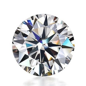 Certified D VVS Moissanite Round Ideal Wholesale GRA Moissanite White Best Quality Moissanite Diamond All Sizes Ship from USA Fast Delivery
