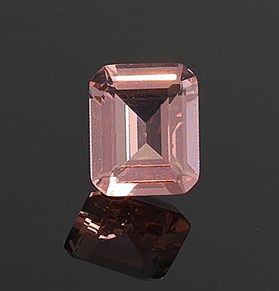 Lab Grown Morganite Emerald Cut Nanocrystal AAA Wholesale Faceted Morganite Top Quality Loose Stones Fast Shipping From USA Etsy