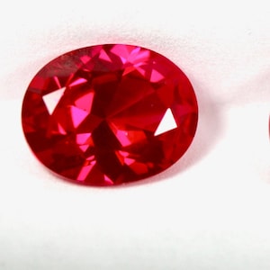 Ruby Oval Shape Corundum AAA Wholesale OVAL Cut Faceted Lab Created Top Quality Fast Shipping from USA