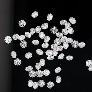 Moissanite Small Melee Round sold in 1 ct Pack 0.8mm-4.5mm Wholesale Pricing D VVS Ideal Cut Loose Durable Stones Perfect for Micro Pave'