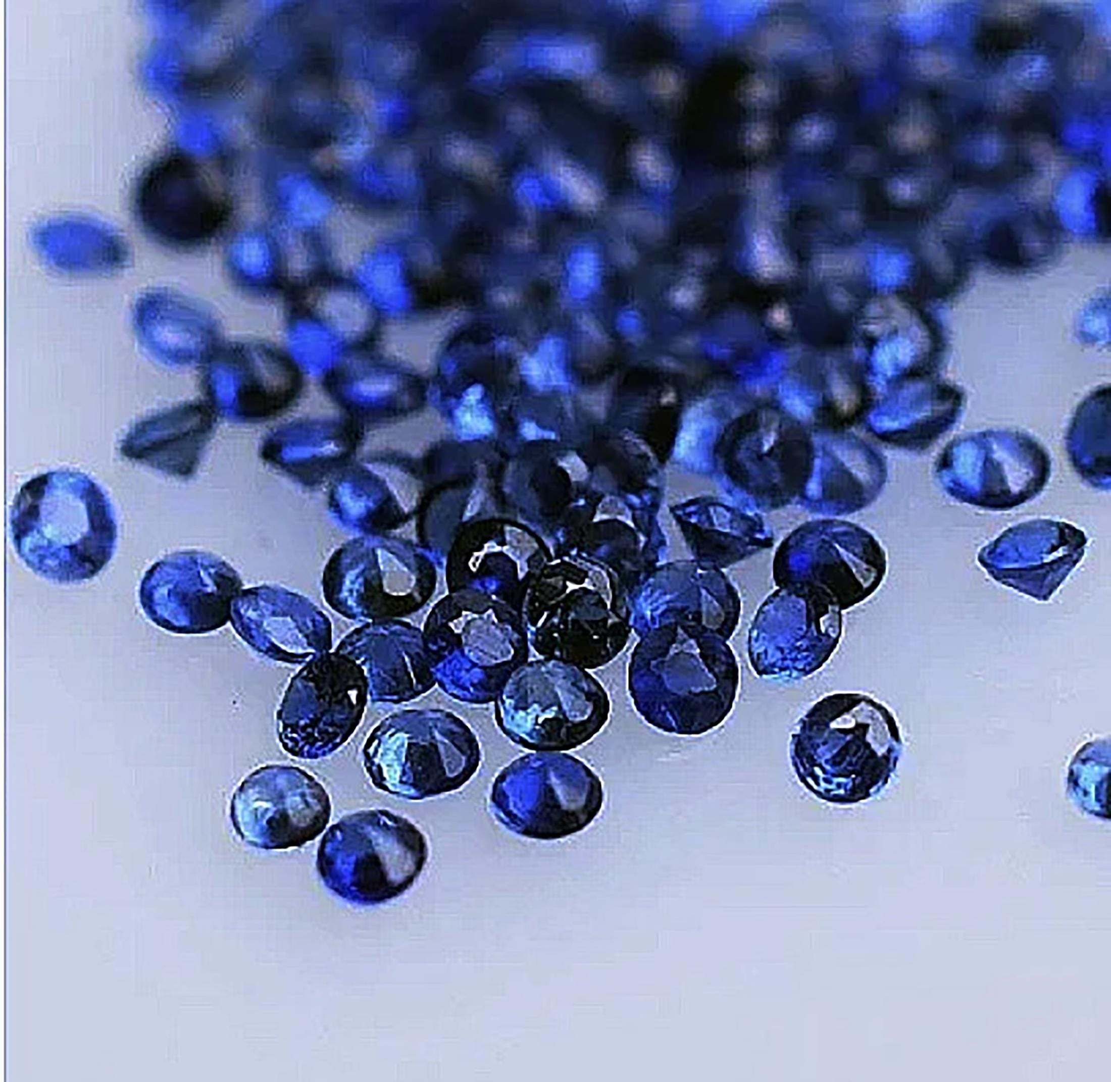 Blue Diamonds Melee - Etsy