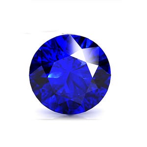Royal Blue Sapphire Round Corundum AAA Quality Wholesale Faceted Top Quality Sparkly Brilliant Loose All Sizes Fast Shipping from USA