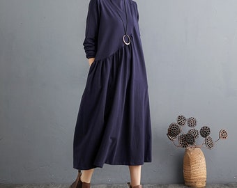 casual cotton knit dresses