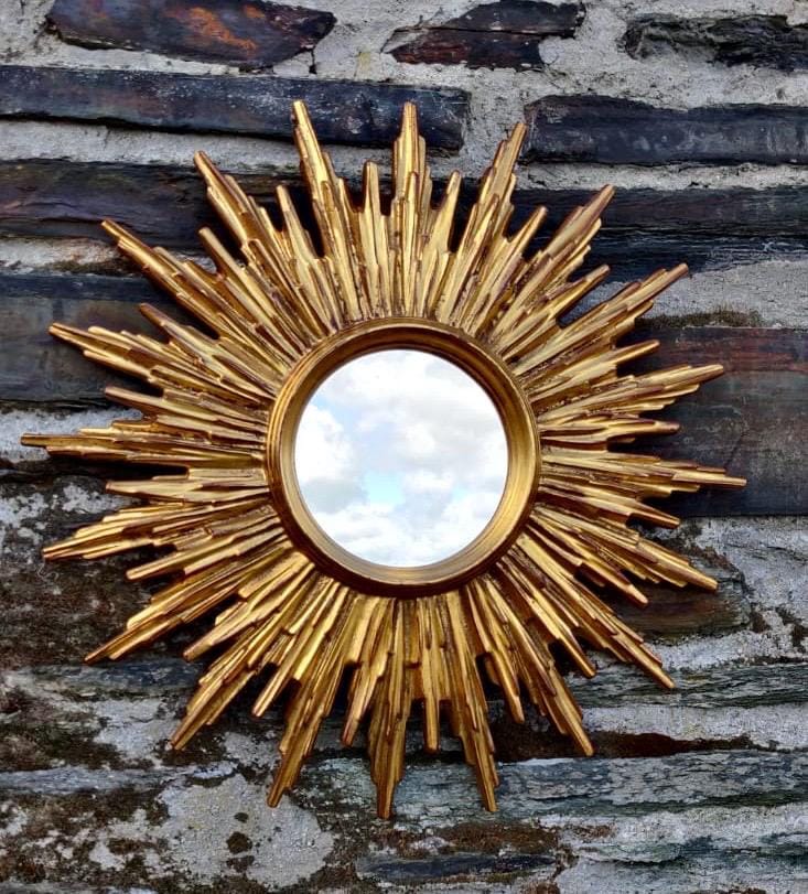 太陽の形をした鏡 - Etsy 日本