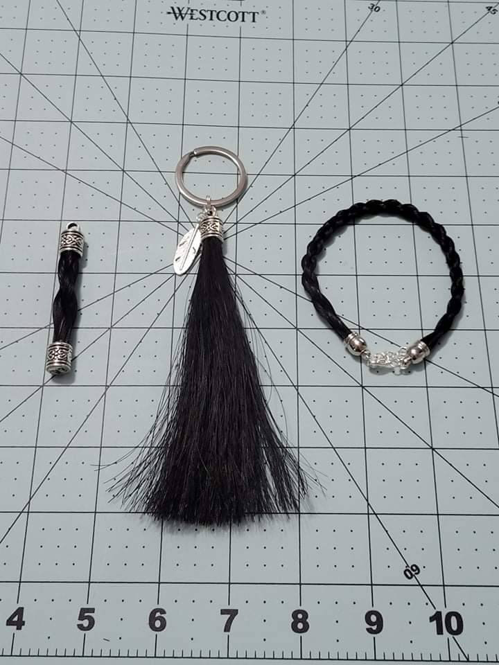 Custom Made Horse Hair Keepsake Memorial Jewelry Bracelet Hat Etsy