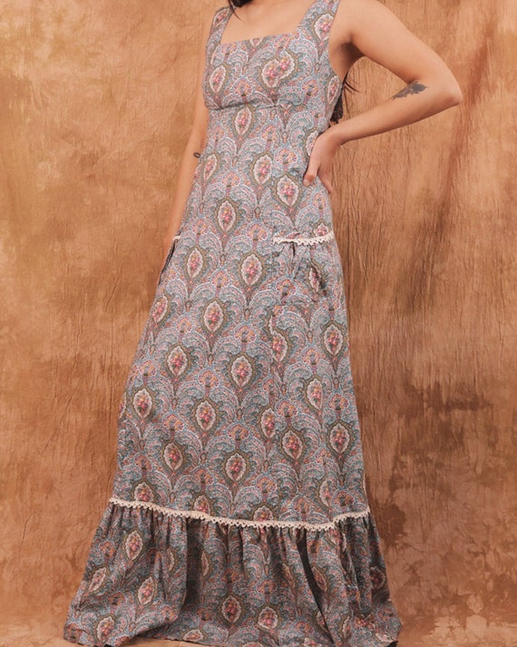 vintage floral maxi dress - Gem