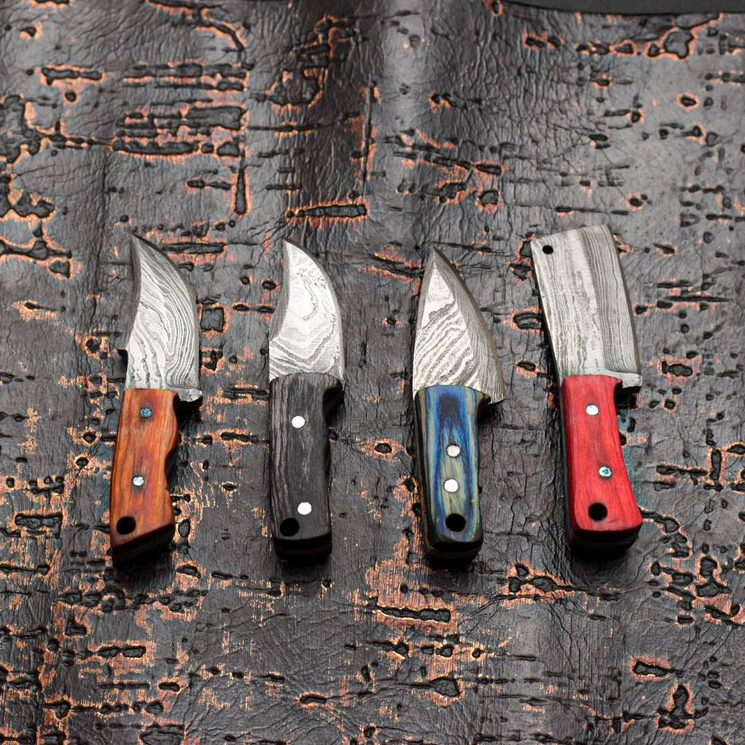 Miniature Damascus Neck Knife High Quality Collectable 3 Inch Etsy