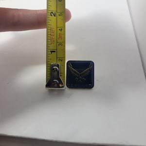 Vintage US Air Force Emaille Pin Hut Krawatte Revers PinBack Sammlerstück