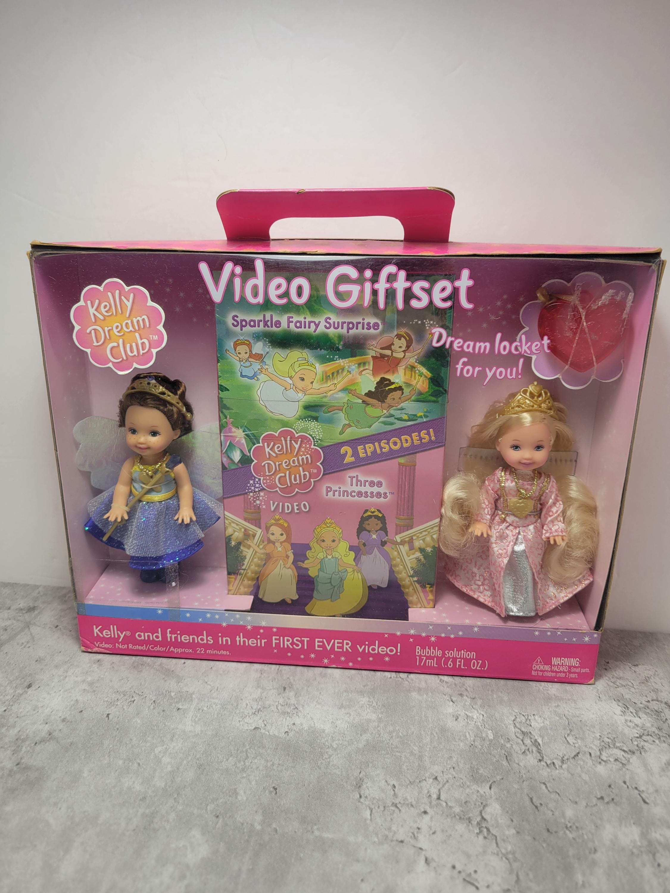 NIB BARBIE DOLL 2002 Kelly Video gift Set B0302