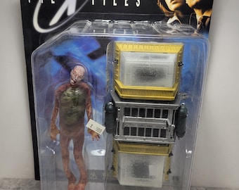 X-Files/シリーズⅠ Fox Mulder フィギュア 移動ベッド付き The X-Files Agent Fox Mulder Action Figure Series1 New