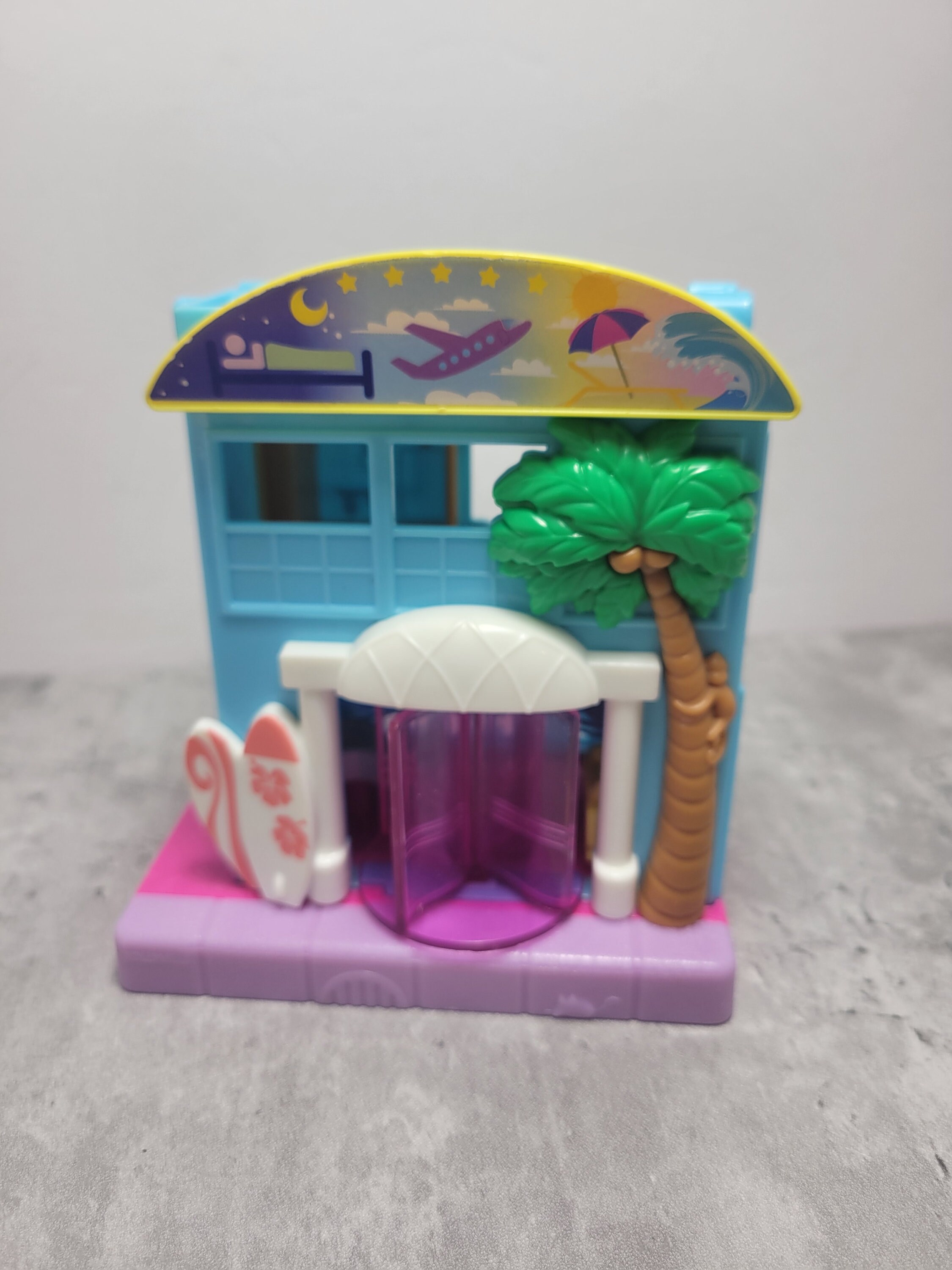 Polly Pocket 1992 Hollywood Hotel COMPLET Avec Portes, Jouet Vintage