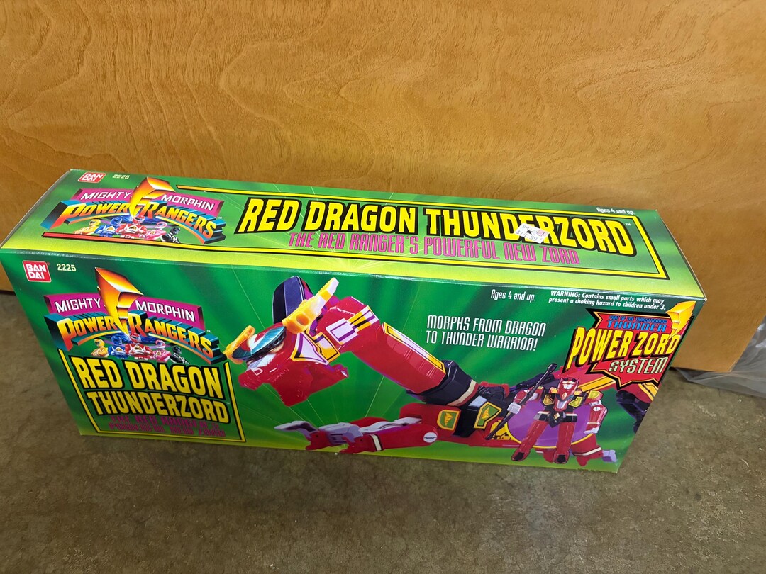 1994 Bandai Mighty Morphin Power Rangers Red Dragon Thunderzord