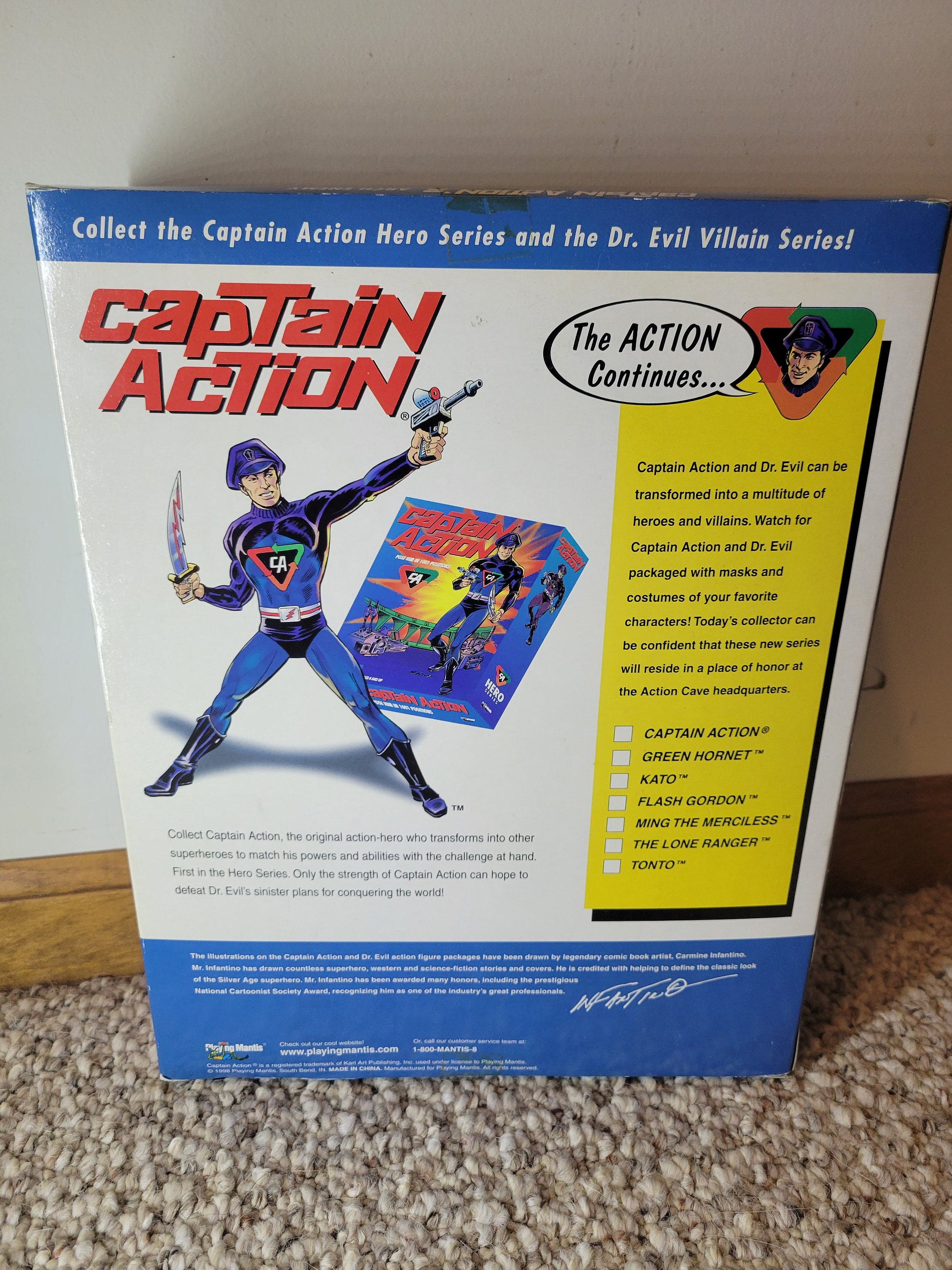 1998 Playing Mantis Captain Action DR. EVIL Action Figure - Arch