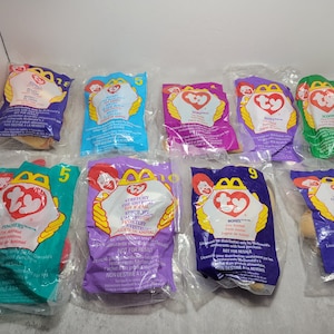 Vintage McDonald&#39;s Ty teenie beanie babies CHOOSE YOURS