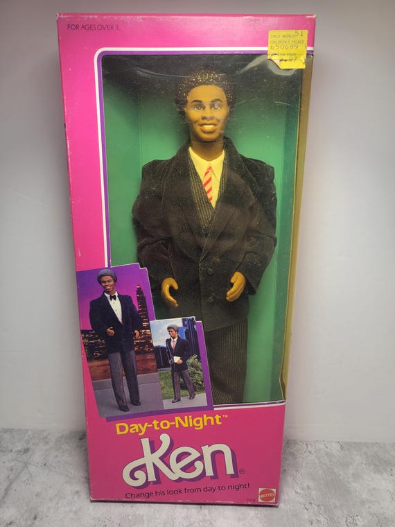 NRFB Day to Night Handsome Black Ken Doll 9018 Circa 1984 Etsy UK
