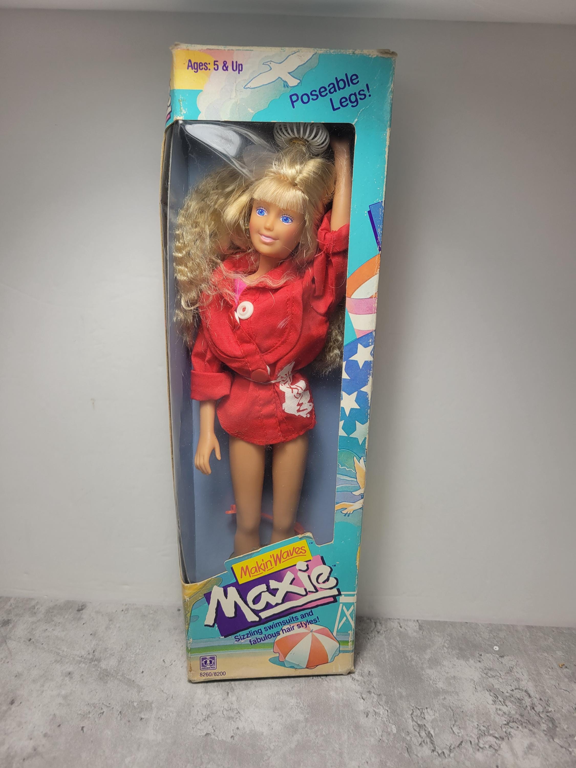 Figurine Maxi Doll 80's Vintage Making Waves Maxie Doll