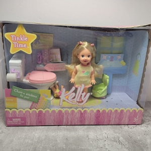 Tinkle Time Kelly Doll (Baby Sister of Barbie) Playset