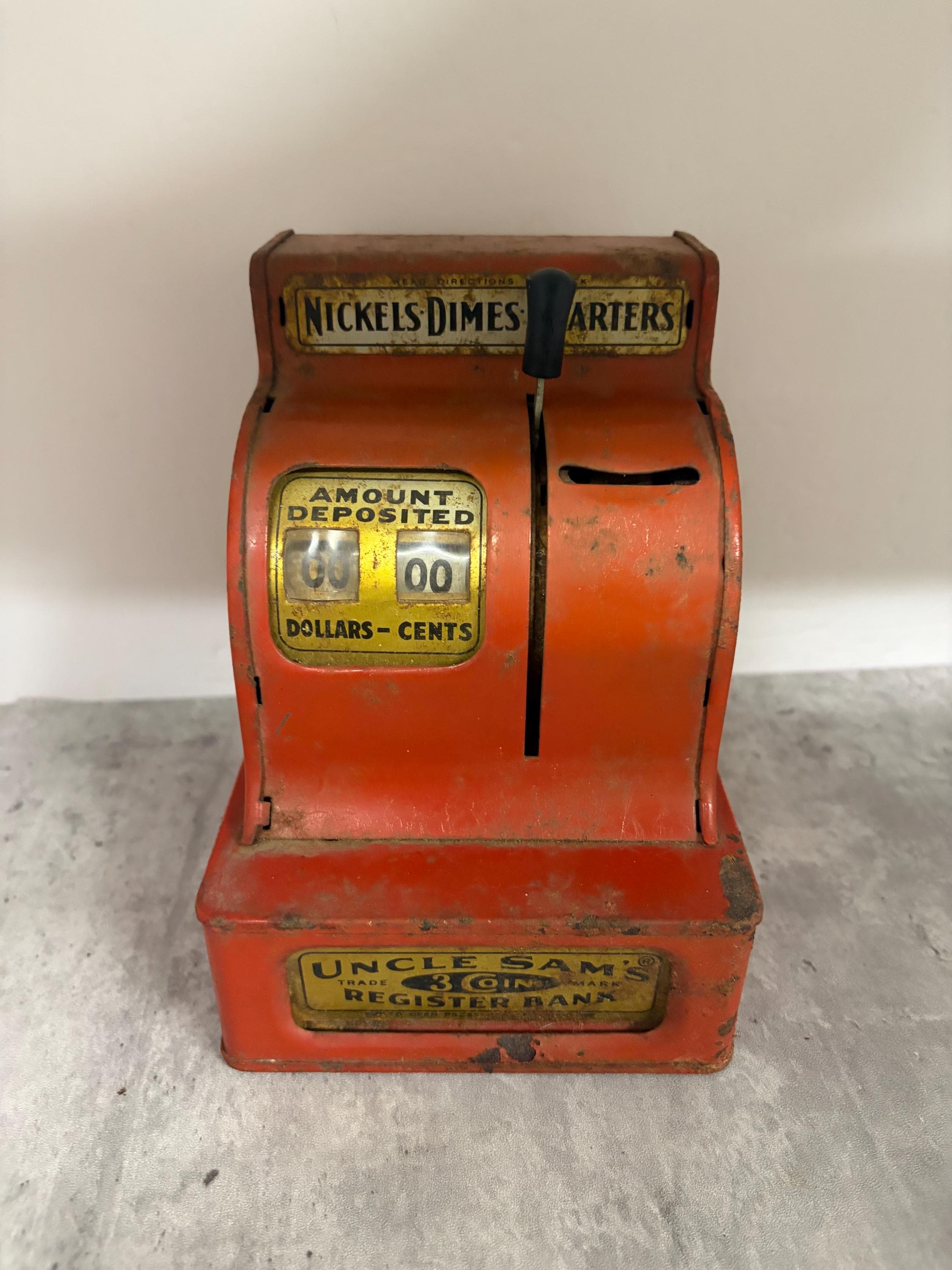Uncle Sam's 3 Coin Register Bank - Etsy