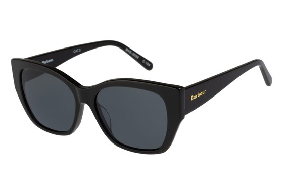Barbour International  -  BAS-3032-104  - Ladies Black Full-Rim  -  Grey Lens - Sunglasses