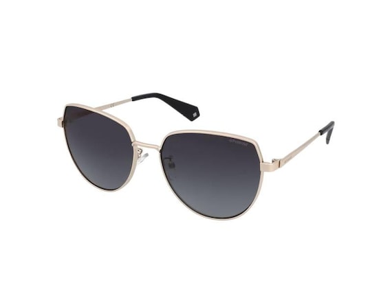 Polaroid - PLD6073 - Gold-Tone Metallic Cat-Eye - Grey Polarised Gradient Lens