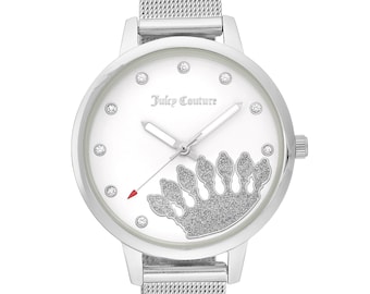 Juicy Couture 'Black Label' Analog Wristwatch - Alloy Mesh Strap - JC/1124WTSV