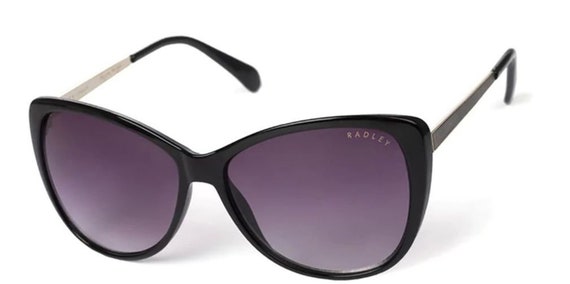 Radley – Gwyneth – Black Cat-Eye – Metallic Temple – Purple Gradient – RDS-Gwyneth-104