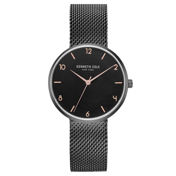 Kenneth Cole - Ladies Analogue Quartz Wristwatch - Dark Grey Mesh Bracelet - KC50309001