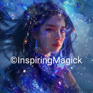 Beautiful Astral Djinn Spirit Guide. Conjuring. Remote Binding.
