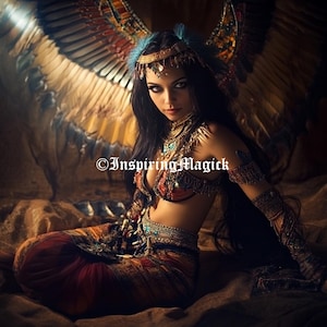 Cleopatra Djinn Spirit Companion. Conjuring Remote Binding. Luck. Fortunues. Empowerment. Success.