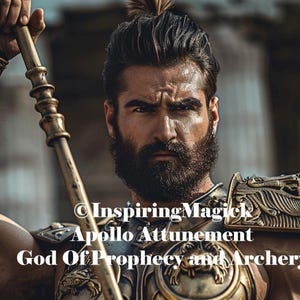 Apollo Attunement. Greek God Of Truth, Prophecy, Divination And Healing