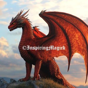 Ember Dragon Spirit Companion Spirit Guide Conjuring Binding