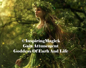 Goddess Gaia Attunement Initiation Greek Goddess of Motherhood Fertility Nature